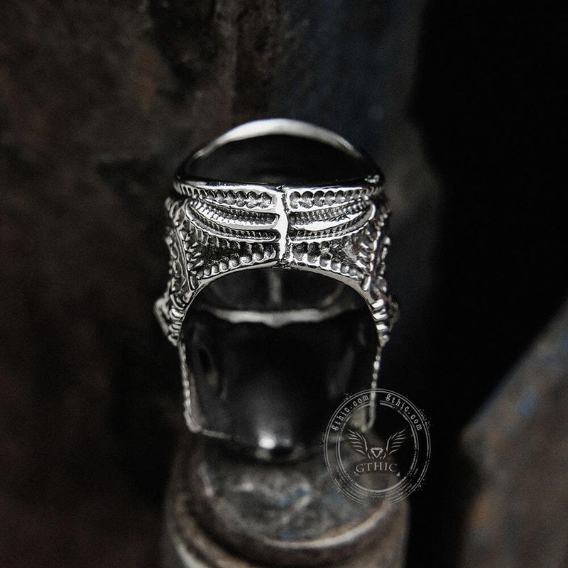 Steampunk Stainless Steel Skull Ring - GTHIC
