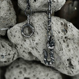 Catena teschio in argento sterling