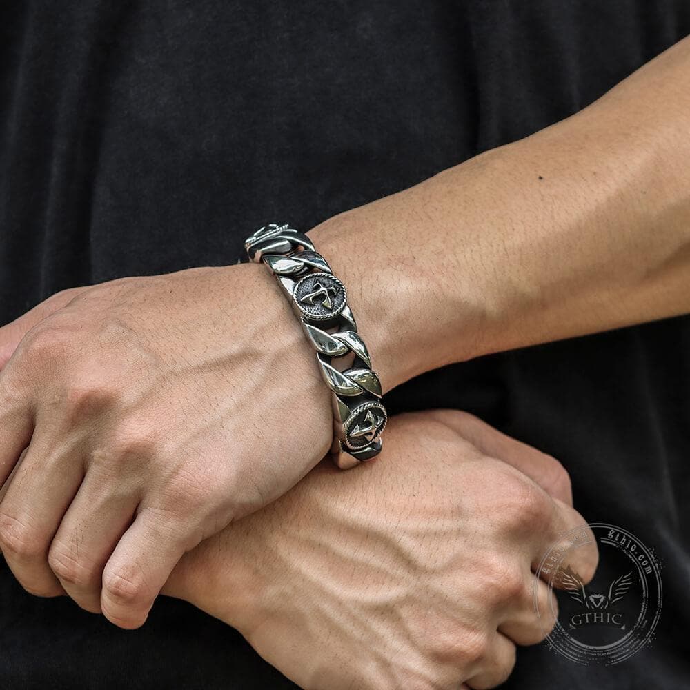 Stylish Cross Stainless Steel Simple Bracelet