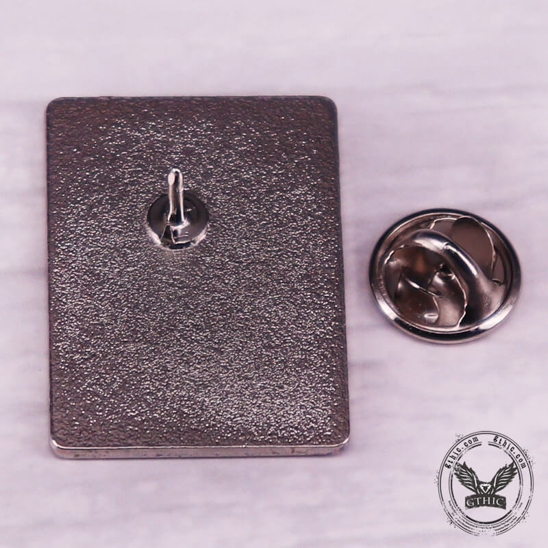 Spilla con teschio in lega di morte per carte dei tarocchi