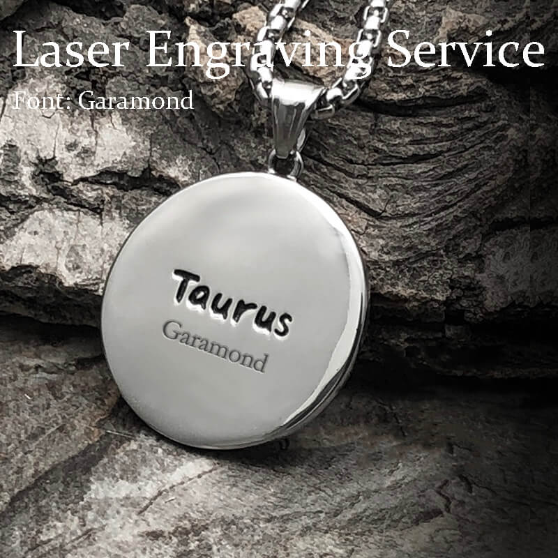 Taurus Stainless Steel Pendant