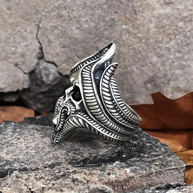Tentacles Sterling Silver Skull Ring | Gthic.com