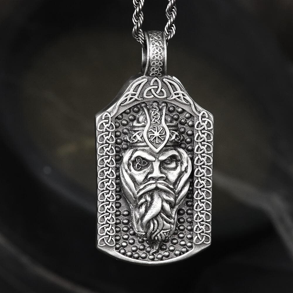 The All-Father Odin Pure Tin Viking Necklace | Gthic.com