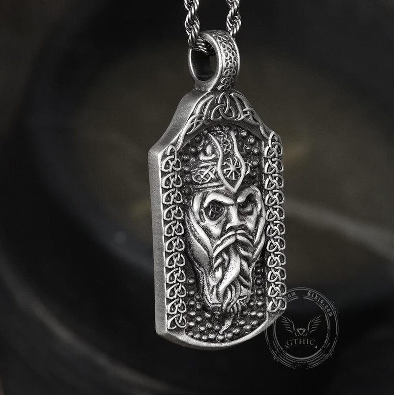 The All-Father Odin Pure Tin Viking Necklace | Gthic.com
