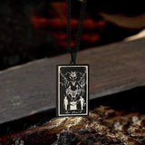 The Devil Major Arcana Tarot Stainless Steel Necklace