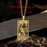 The Empress Tarot Card Stainless Steel Necklace | Gthic.com