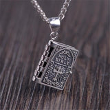The Holy Bible Sterling Silver Pendant | Gthic.com