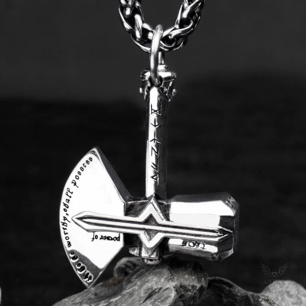 The Stormbreaker Stainless Steel  Pendant | Gthic.com