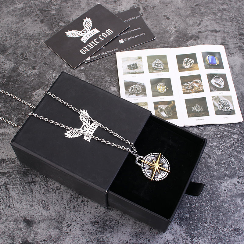 The North Star Stainless Steel Pendant