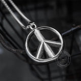 The Peace Symbol Stainless Steel Pendant | Gthic.com