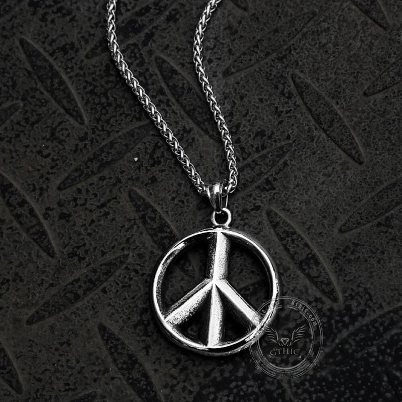 The Peace Symbol Stainless Steel Pendant