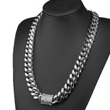 Thick Cuban Link Stainless Steel Chain Necklace | Gthic.com