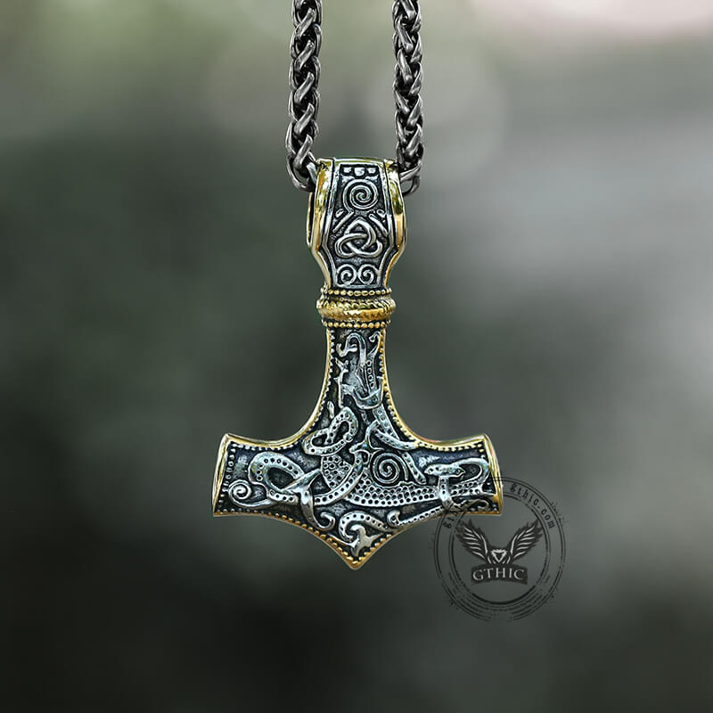 Thor’s Hammer Stainless Steel Pendant