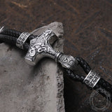 Thor’s Hammer Stainless Steel Viking Bracelet