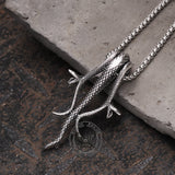 Three Snakes Stainless Steel Pendant07 | Gthic.com