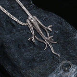 Three Snakes Stainless Steel Pendant03 | Gthic.com