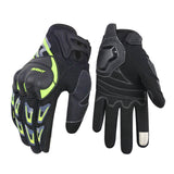 Touch Screen Polyester Motorcycle Riding Gloves 04 green| Gthic.com
