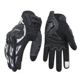 Touch Screen Polyester Motorcycle Riding Gloves 03 black| Gthic.com