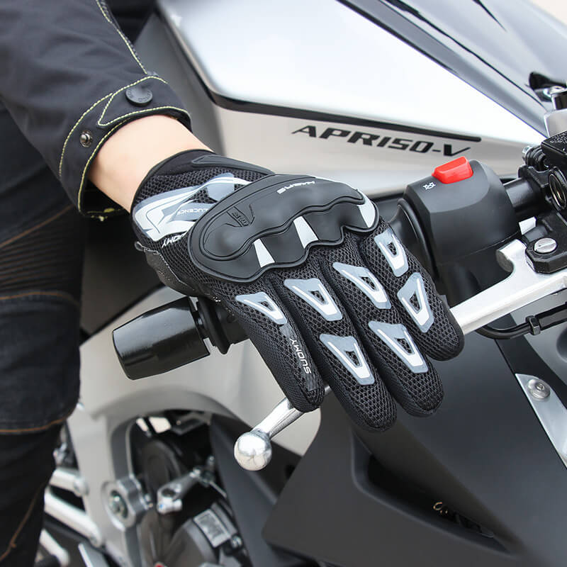 Touch Screen Polyester Motorcycle Riding Gloves | Gthic.com