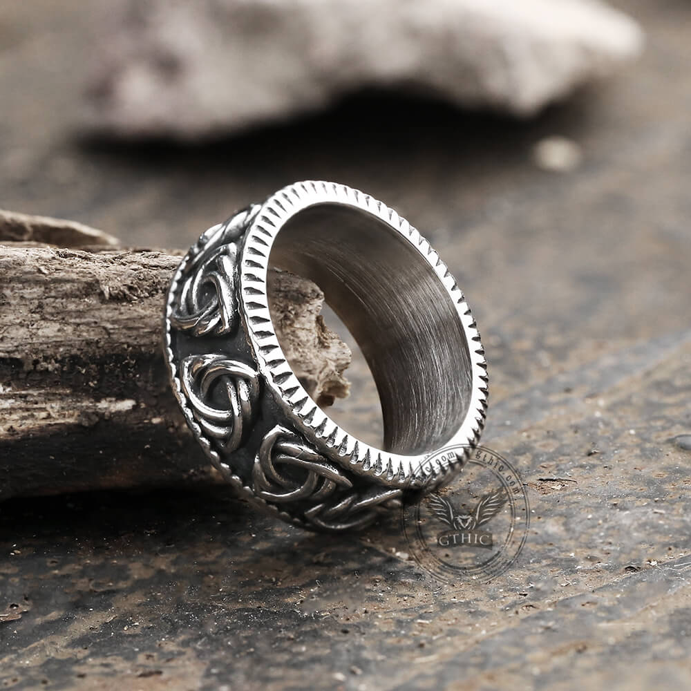 Triquetra Mammen Stainless Steel Ring