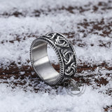Triquetra Mammen Stainless Steel Ring 07 | Gthic.com