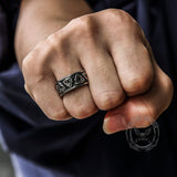 Triquetra Mammen Stainless Steel Ring02 | Gthic.com