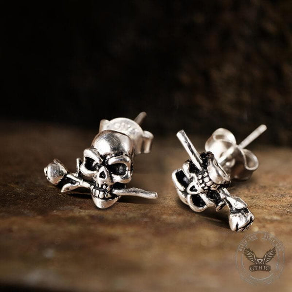 Bestyle Rvs Punk Schedel Oorbellen Gothic Skelet Dangle/Hoop/Stud Bestyle Rvs Punk Schedel Oorbellen Gothic Skelet Dangle/Hoop/Stud