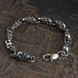 Vampire Skull Stainless Steel Bracelet | Gthic.com