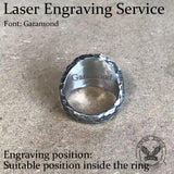 Vegvisir Magic Compass Wikinger-Ring aus Edelstahl