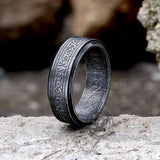 Viking Celtic Knot Stainless Steel Spinner Ring