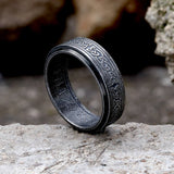 Viking Celtic Knot Stainless Steel Spinner Ring | Gthic.com