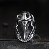Viking Ravens Hugin Stainless Steel Ring04 | Gthic.com