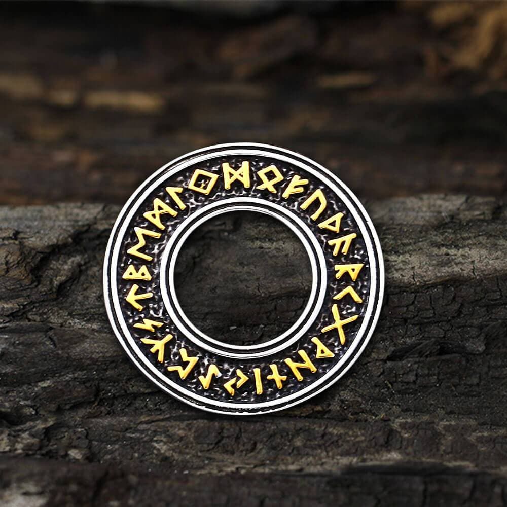 Viking Runes Stainless Steel Pendant