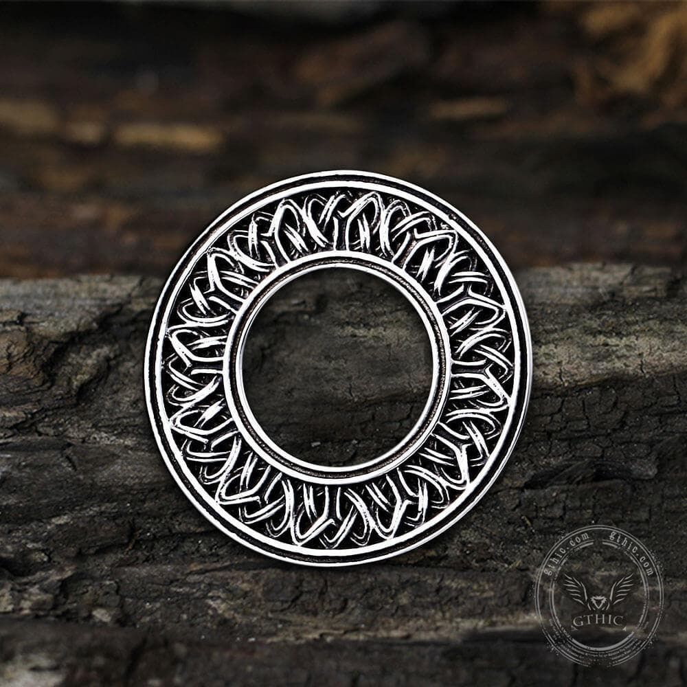 Viking Runes Stainless Steel Pendant