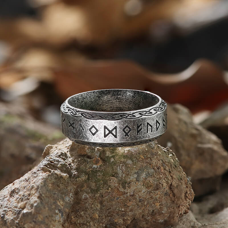 Viking Symbol Stainless Steel Ring | Gthic.com