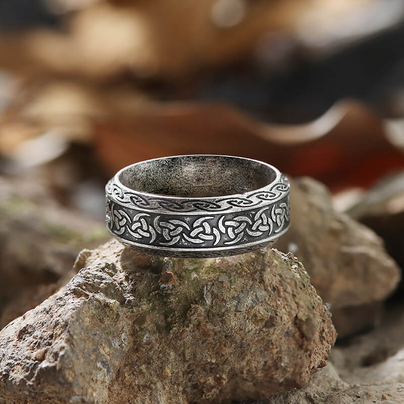 Viking Symbol Stainless Steel Ring | Gthic.com