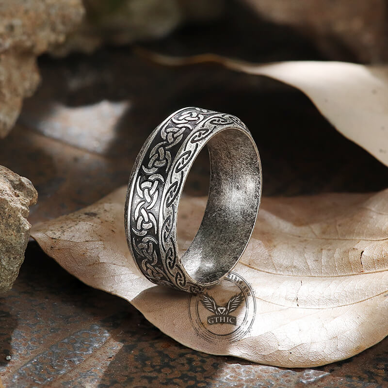 Viking Symbol Stainless Steel Ring