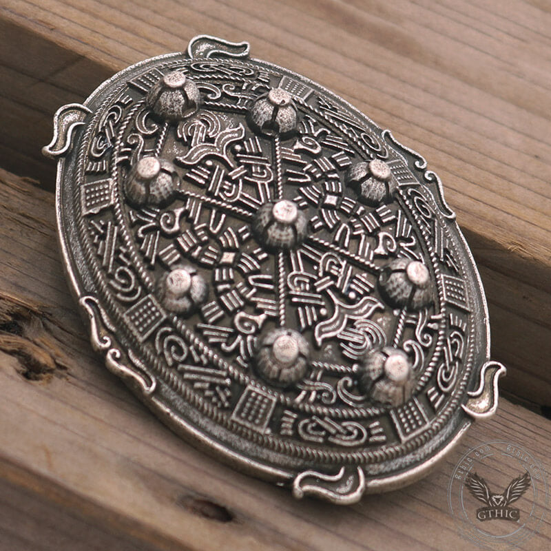 Viking Zinc Alloy Turtle Fibula Brooch | Gthic.com
