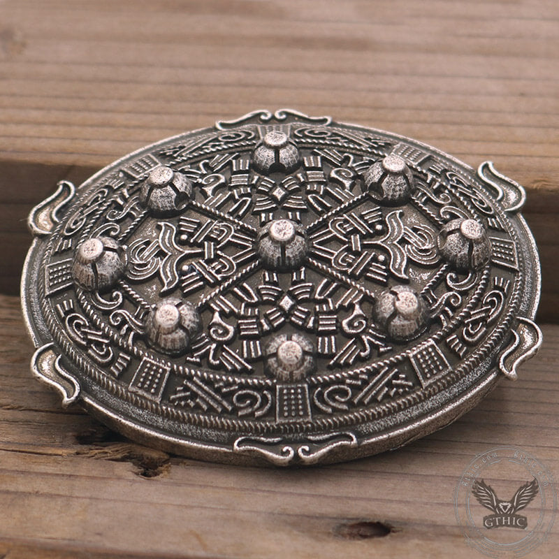 Viking Zinc Alloy Turtle Fibula Brooch | Gthic.com