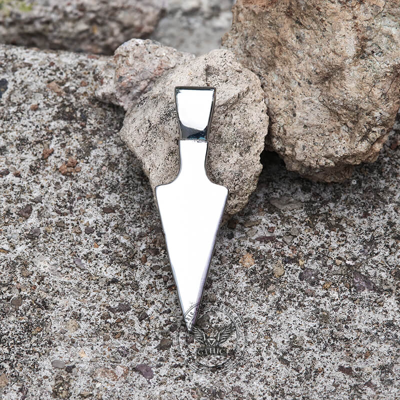 Vintage Arrowhead Stainless Steel Pendant