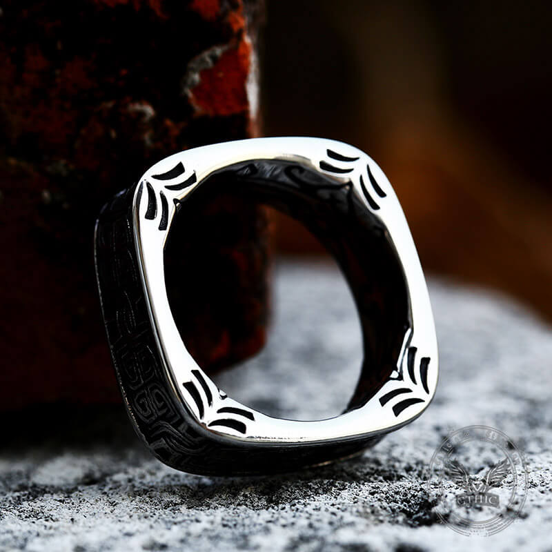 Vintage Celtic Knot Stainless Steel Ring