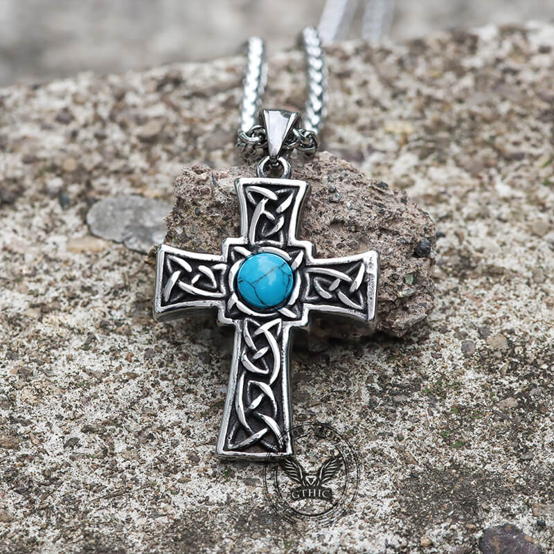 Blue Lapis Heishi Necklace with Tiger Eye and Turquoise | Mens silver  necklace, Heishi necklace, Turquoise cross pendant