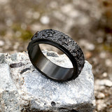 Vintage Hexagram Stainless Steel Rotating Ring | Gthic.com