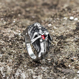 Vintage Open Your Heart Stainless Steel Ring | Gthic.com