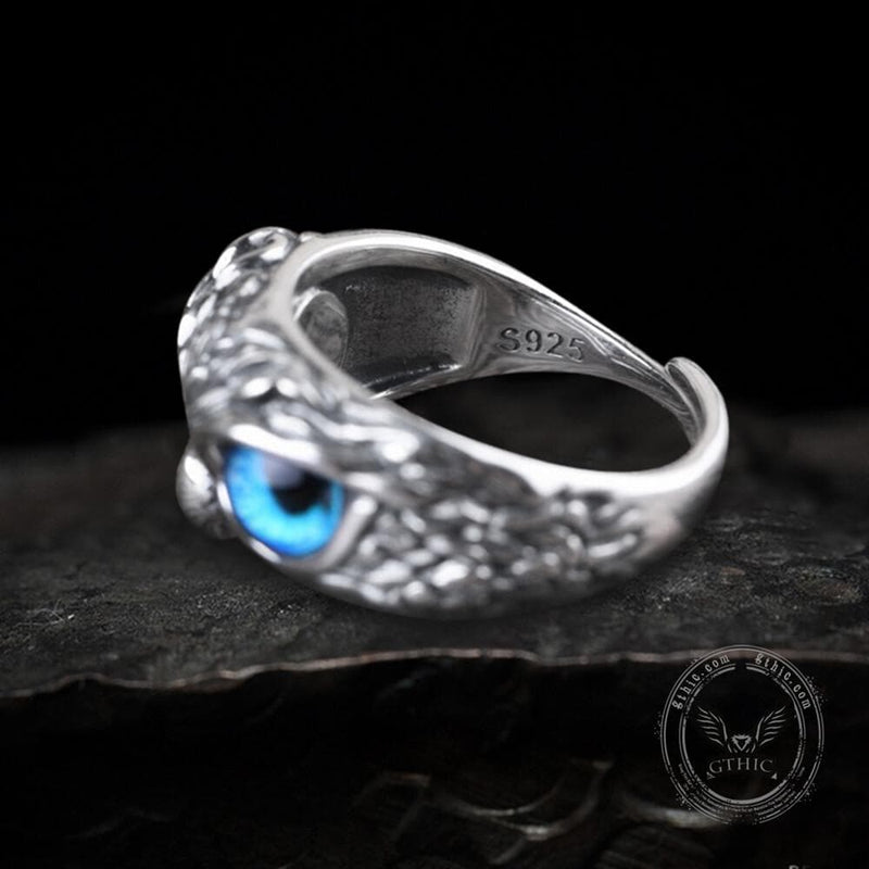 Vintage Owl Sterling Silver Animal Ring | Gthic.com