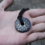 Vintage Rune Stainless Steel Viking Pendant