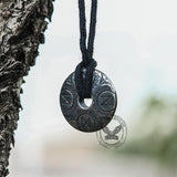 Vintage Rune Stainless Steel Viking Pendant