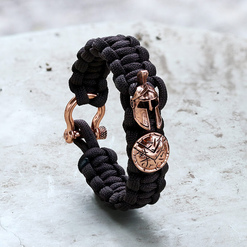 Vintage Spartan Warrior 7 Core Paracord Bracelet