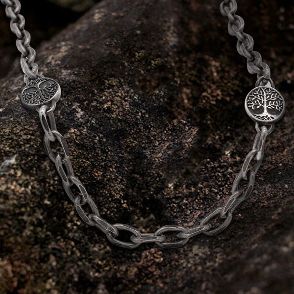 Vintage Stainless Steel Viking Necklace | Gthic.com