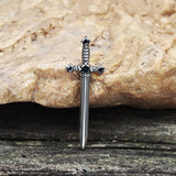 Vintage Sword Stainless Steel Pendant | Gthic.com